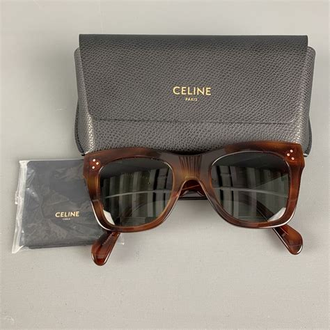 celine audrey black or tortoise|Celine Audrey Sunglasses Brown Tortoise Shell Acetate Square .